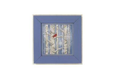 вишивка гладдю MH141303 Зимові ліси. Набір для вишивки в змішаній техніці Mill Hill