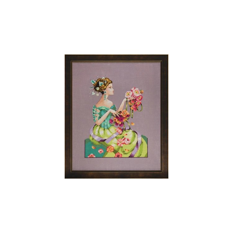 MD183 Lavender Mist//Лавандовый туман. Схема для вышивания крестом на бумаге Mirabilia Designs - 1 MD183 Lavender Mist//Лавандовый туман. Схема для вышивания крестом на бумаге Mirabilia Designs - 1