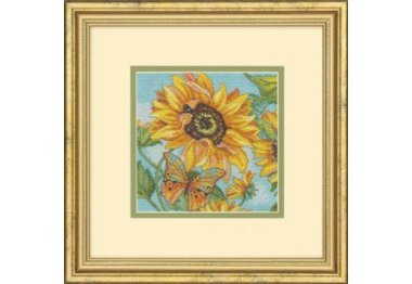  70-65228 Набор для вышивания крестом «Sunflower garden//Подсолнечный сад» DIMENSIONS