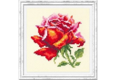  150-003 Красная роза. Набор для вышивки крестом Magic Needle