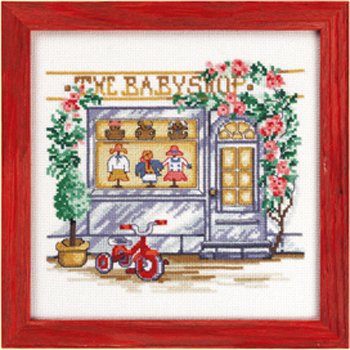 92-8102 Дитячий магазин. Набір для вишивання хрестом PERMIN - 1 92-8102 Дитячий магазин. Набір для вишивання хрестом PERMIN - 1