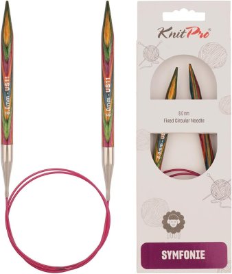 21389 Спицы круговые Symfonie Wood KnitPro, 150 см, 8.00 мм - 1 21389 Спицы круговые Symfonie Wood KnitPro, 150 см, 8.00 мм - 1