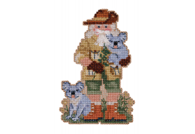 вышивка гладью MH202331 Коала Санта. Набор для вышивки в смешанной технике Mill Hill вышивка гладью MH202331 Коала Санта. Набор для вышивки в смешанной технике Mill Hill