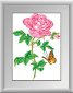 30258 Троянда з метеликом. Набір для малювання камінням - 1