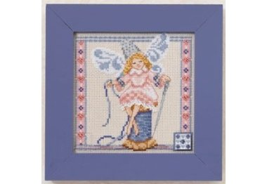 вышивка гладью JS301104 Фея вышивания. Набор для вышивки в смешанной технике Mill Hill