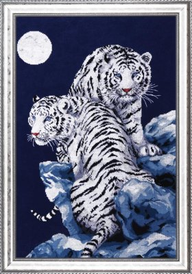 Лунные тигры. Набор для вышивки крестом Design Works арт. dw2544 - 1