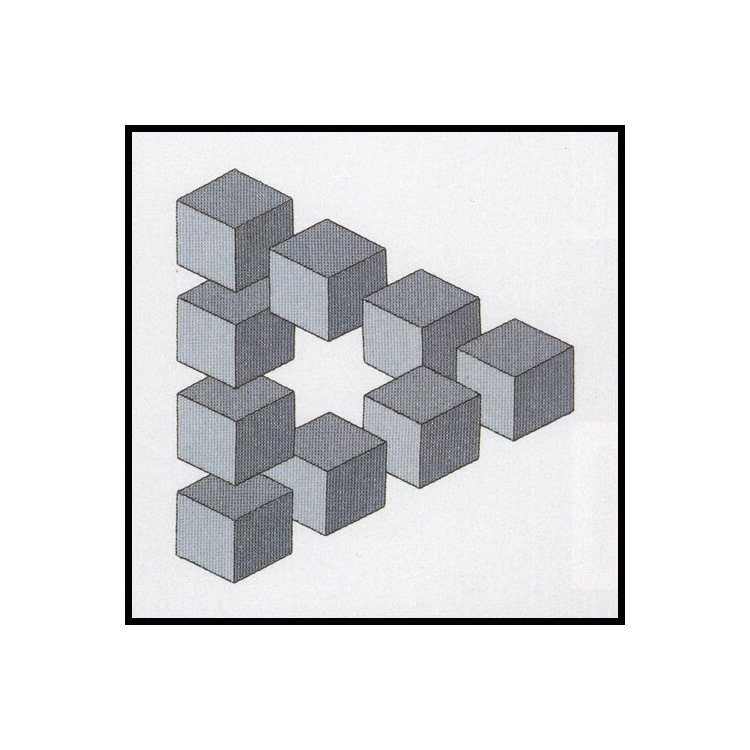 70-9408 Невозможная фигура. Набор для вышивания крестом PERMIN - 1 70-9408 Невозможная фигура. Набор для вышивания крестом PERMIN - 1