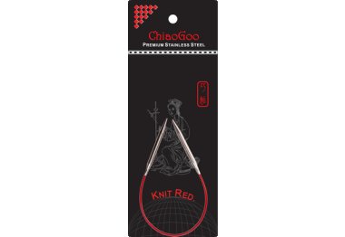 спицы для вязания Спицы круговые Knit Red 23см 3.5мм арт. 6009-4 ChiaoGoo
