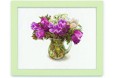  552107 Тюльпан. Набор для вышивки крестом Cosmo Fujico