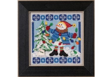 вышивка гладью MH145303 Мистер Джек Фрост. Набор для вышивки в смешанной технике Mill Hill