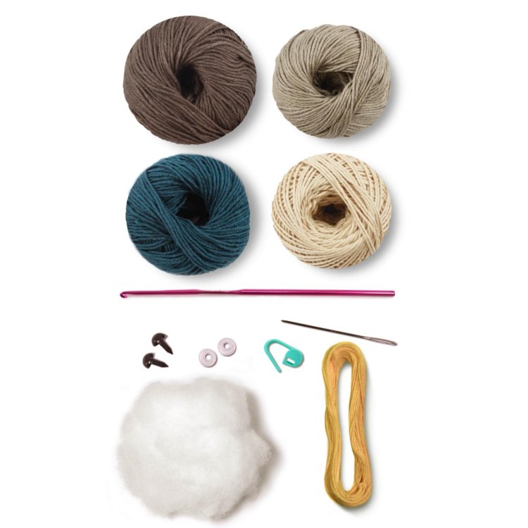 2 AMIGURUMI KIT - DOLLS Dan. Набір для в'язання іграшки - 4