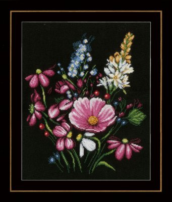 PN-0165380 Цветы. Набор для вышивки крестом Lanarte - 1