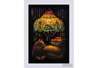  2281 Вечір книги. Набір для вишивки хрестиком Riolis