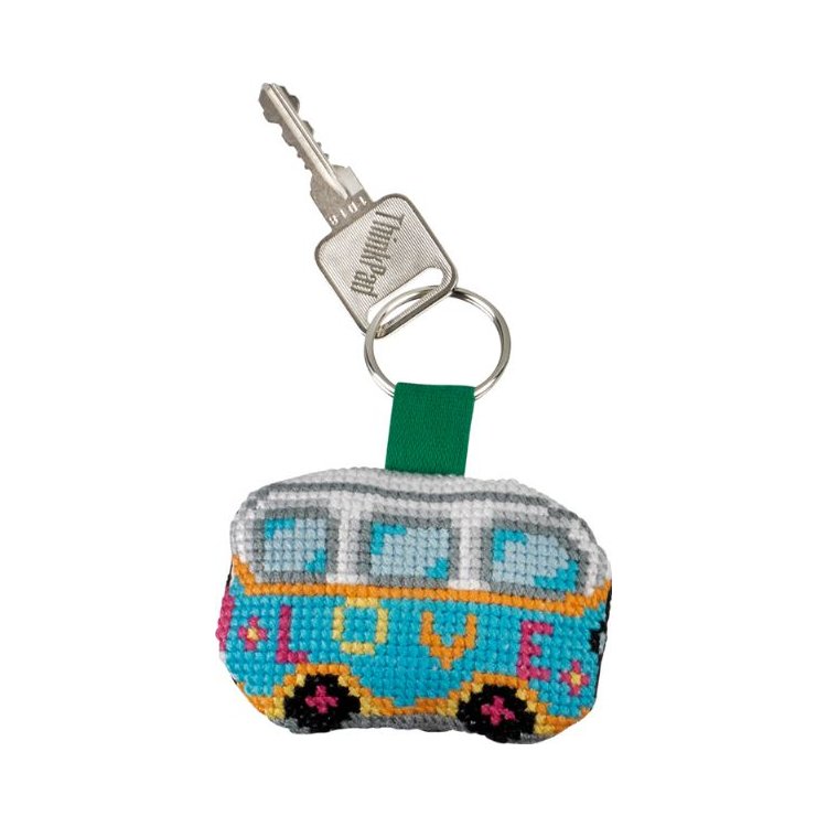 11-6113 Брелок Любовь Фольцваген. Набор для вышивания крестом PERMIN - 1 11-6113 Брелок Любовь Фольцваген. Набор для вышивания крестом PERMIN - 1