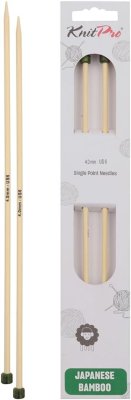 22357 Спицы прямые Bamboo KnitPro, 33 см, 4.00 мм - 1