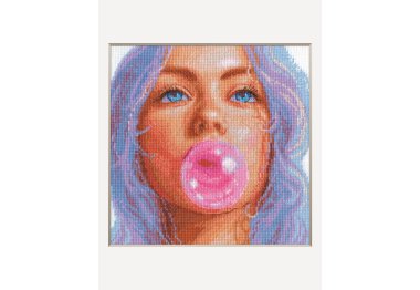 A1032 Мрії жувальної гумки. Набір для вишивки хрестиком AINE A1032 Мрії жувальної гумки. Набір для вишивки хрестиком AINE