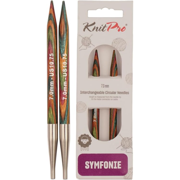 20413 Спиці знімні Symfonie Wood KnitPro, 7.00 мм - 1 20413 Спиці знімні Symfonie Wood KnitPro, 7.00 мм - 1