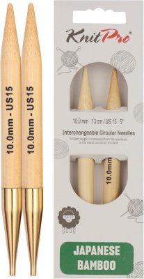 22412 Спицы съемные Bamboo KnitPro,10.00 мм - 1 22412 Спицы съемные Bamboo KnitPro,10.00 мм - 1