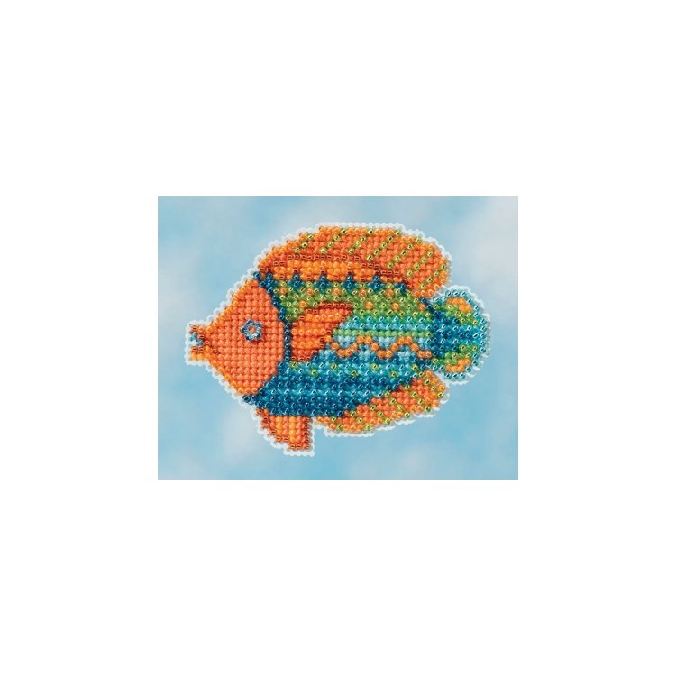 MH181613 Маскарадная рыбка. Набор для вышивки в смешанной технике Mill Hill - 1