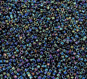 DB-5 Бісер Miyuki Delica Beads 11/0 (металік ірис синій) - 1