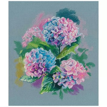 4608 Гортензії. Набір для вишивки хрестиком Classic Design - 1