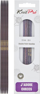 19021 Спицы носочные 3,50 мм J'adore Cubics KnitPro 20 см - 1