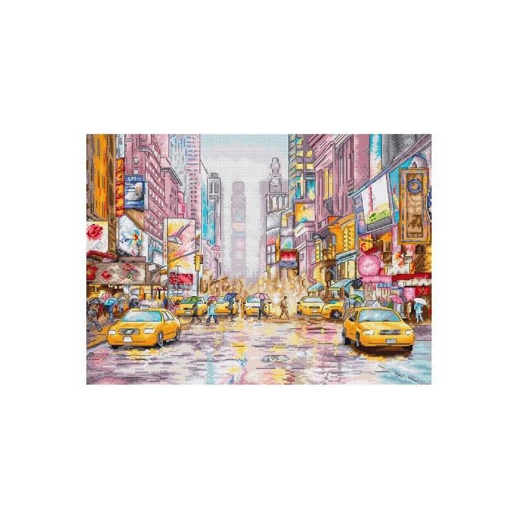 Набор для вышивки крестом L8222 New York times square. Letistitch - 1