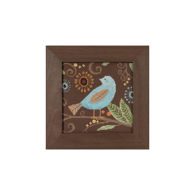 DM301814 Аква птах. Набір для вишивки в змішаній техніці Mill Hill - 1