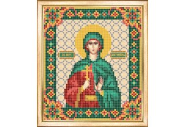  СБІ-083 Іменна ікона свята мучениця Антоніна. Схема для вишивки бісером