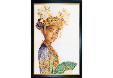  597A Balinese Dancer Aida. Набор для вышивки крестом Thea Gouverneur