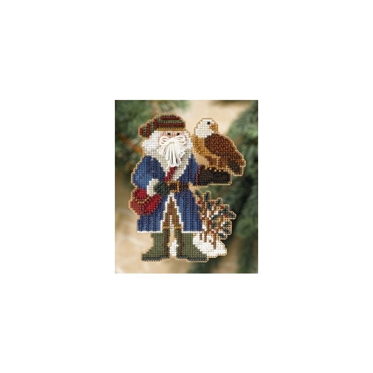MH208301 Пайкс Пик Санта. Набор для вышивки в смешанной технике Mill Hill - 1 MH208301 Пайкс Пик Санта. Набор для вышивки в смешанной технике Mill Hill - 1