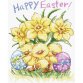 Набір для вишивання хрестиком L8059 Three Chicks with Daffodils and Egg. Letistitch - 1