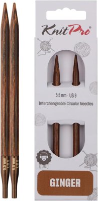 31208 Спиці з`ємні Ginger KnitPro, 5.50 мм - 1