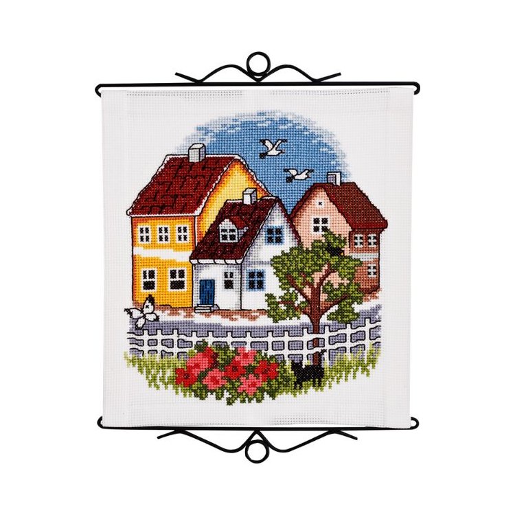 92-2357 Город. Набор для вышивания крестом PERMIN - 1 92-2357 Город. Набор для вышивания крестом PERMIN - 1