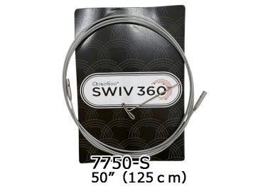  Кабель SWIV360 Silver Small 125см арт. 7750-S ChiaoGoo