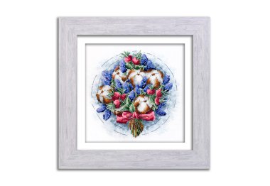 N080 Букет зимнего настроения. Набор для вышивки крестом Кольорова N080 Букет зимнего настроения. Набор для вышивки крестом Кольорова