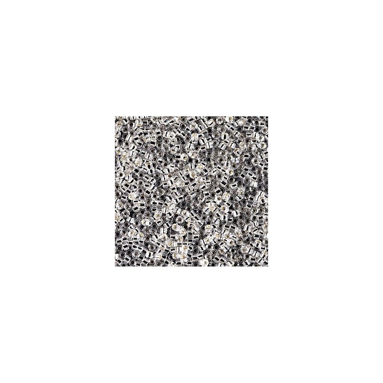 DB-41 Бісер Miyuki Delica Beads 11/0 (блискучий, срібний) - 1