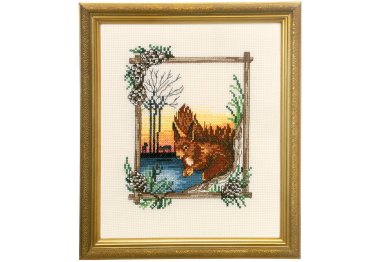 92-9591 Белка (Squirrel. Набор для вышивания крестом PERMIN 92-9591 Белка (Squirrel. Набор для вышивания крестом PERMIN