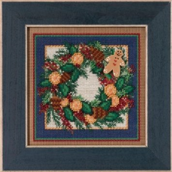 MH145304 Пряный венок. Набор для вышивки в смешанной технике Mill Hill - 1