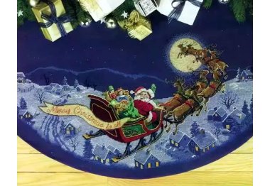  8384 Санта іде…. Набір для вишивки хрестиком Classic Design