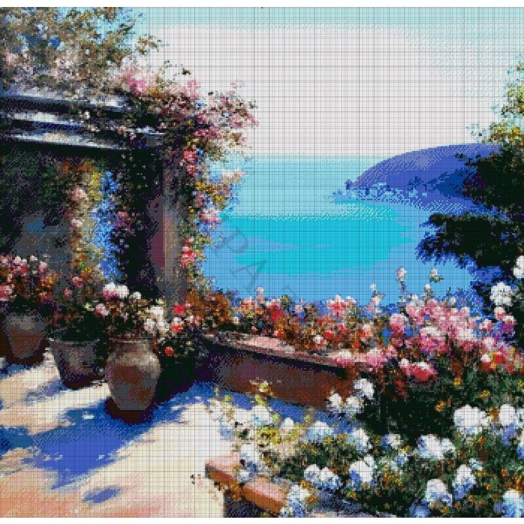 50-3968-НС Солнечный берег. Набор Для вышивки бисером ТМ Токарева А. - 1