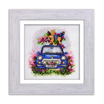 N056 Пікнік. Набір для вишивки хрестом Кольорова - 1