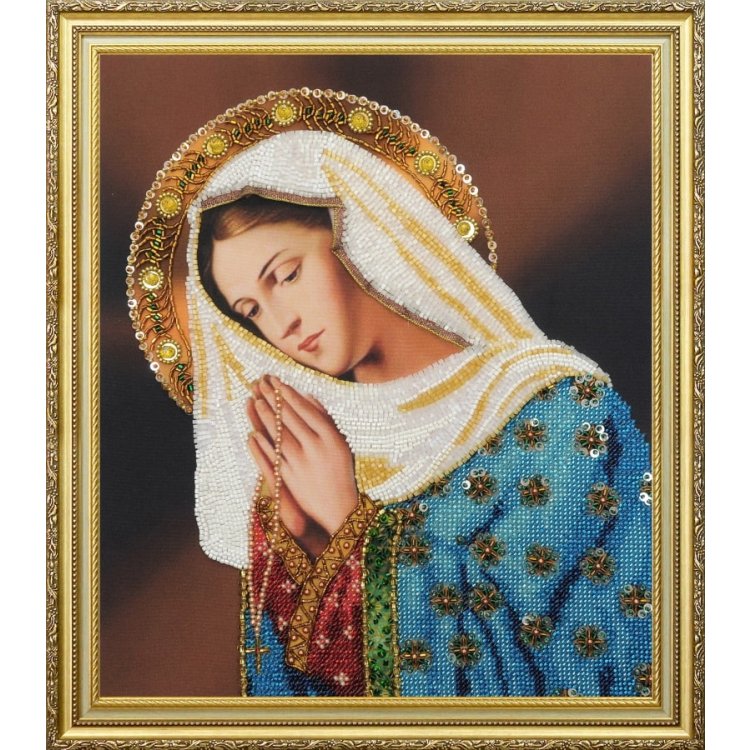 Набор для вышивки бисером Дева Мария в молитве Р-358 ТМ Картины бисером - 1