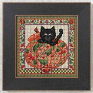 MH144202 Тыква. Набор для вышивки в смешанной технике Mill Hill - 1