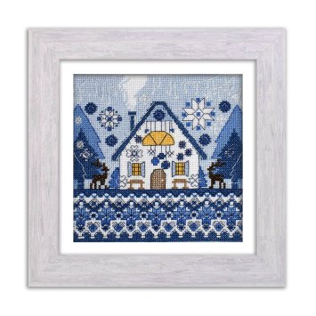 N092 Феєрія зими. Набір для вишивки хрестом Кольорова - 1 N092 Феєрія зими. Набір для вишивки хрестом Кольорова - 1