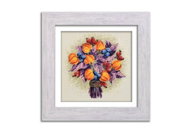 N026 Тепло осені. Набір для вишивки хрестом Кольорова N026 Тепло осені. Набір для вишивки хрестом Кольорова