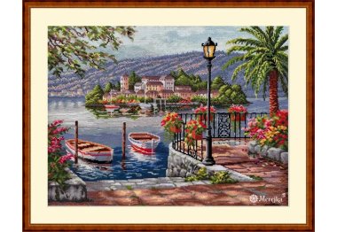  K-234T Лаго дель Порто. Набор для вышивки крестом Мережка