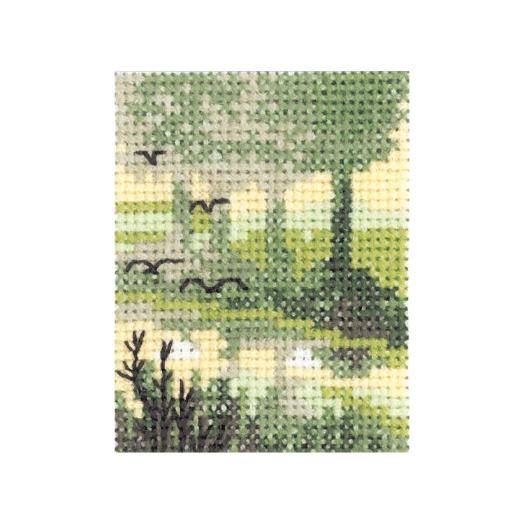 14-6368 Птицы (Birds. Набор для вышивания крестом PERMIN - 1