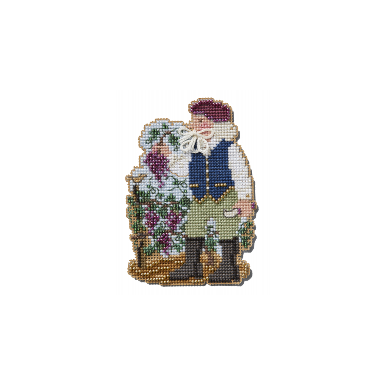 MH202433 Санта виноградник. Набір для вишивки в змішаній техниці Mill Hill - 1