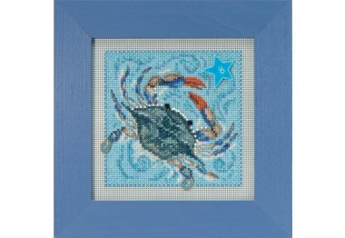 вишивка гладдю MH141811 Краб. Набір для вишивки в змішаній техніці Mill Hill